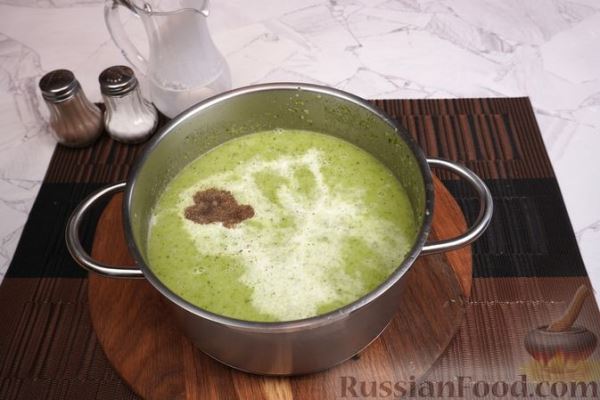 Крем-суп из брокколи с фетой