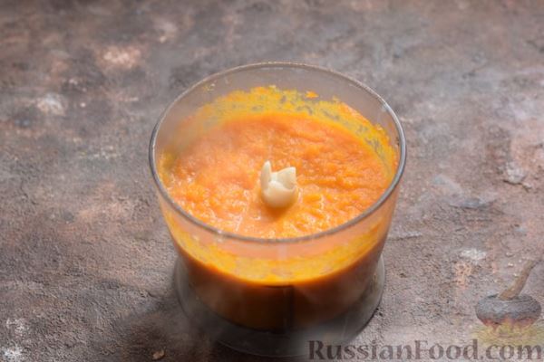 Морковный суп-пюре с мёдом
